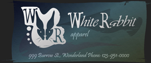 White Rabbit card